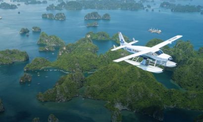 Seaplane from Hanoi to Halong